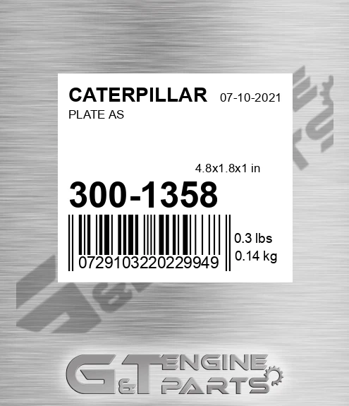 300-1358 Plate As