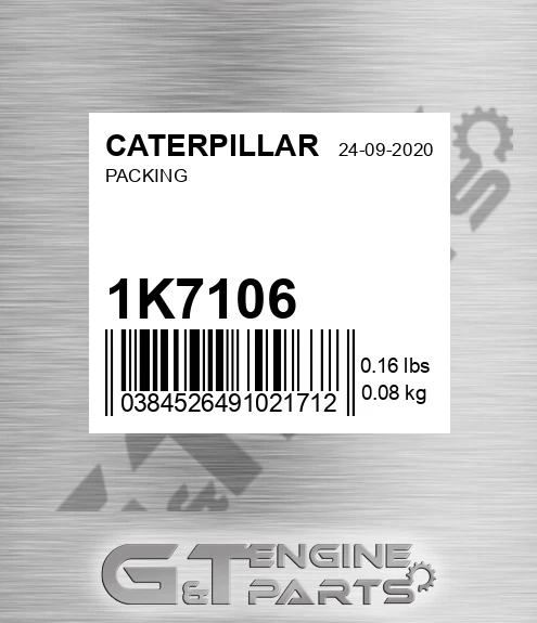 1K-7106 Packing