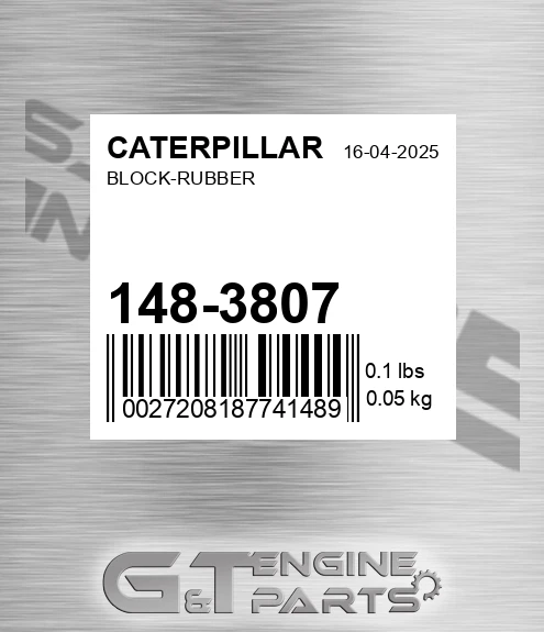 148-3807 Block-rubber