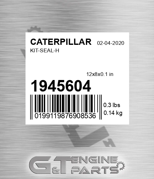 1945604 CATERPILLAR Kit-seal-h