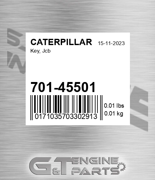 701-45501 Key, Jcb