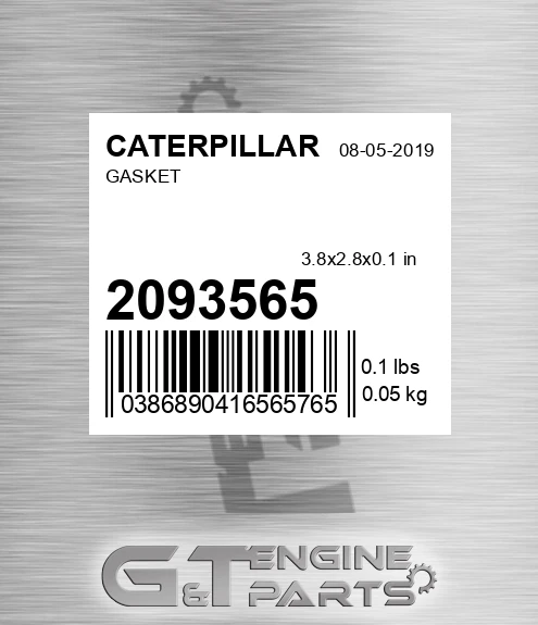 209-3565 Gasket for CATERPILLAR