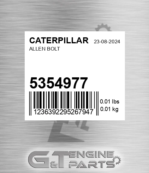 535-4977 Allen Bolt for CATERPILLAR