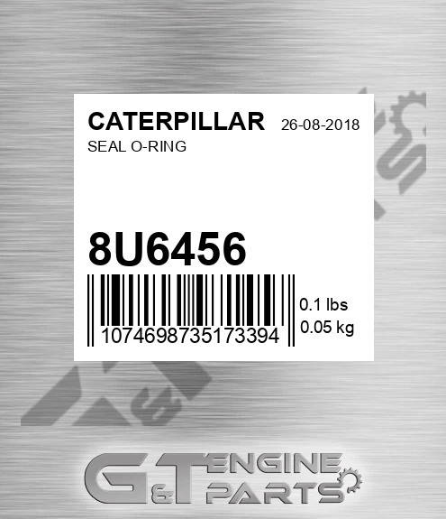 8U-6456 Seal O-ring for CATERPILLAR