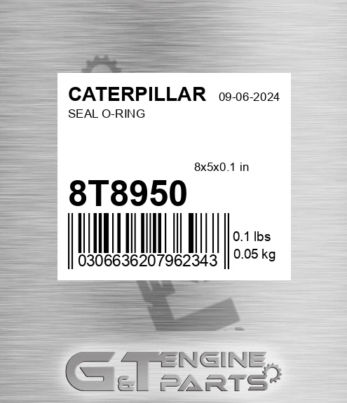 8T-8950 Seal O-ring