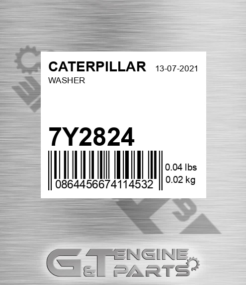 7Y-2824 Washer for CATERPILLAR
