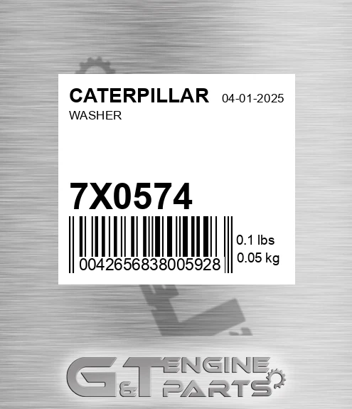 7X-0574 Washer for CATERPILLAR