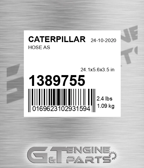 1389755 Hose As for CATERPILLAR