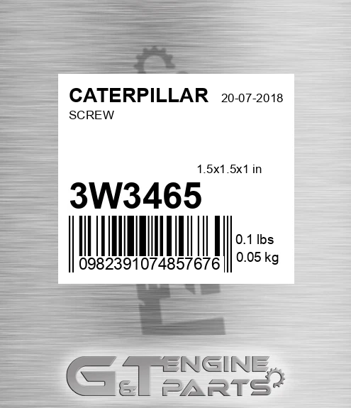 3W3465 Screw