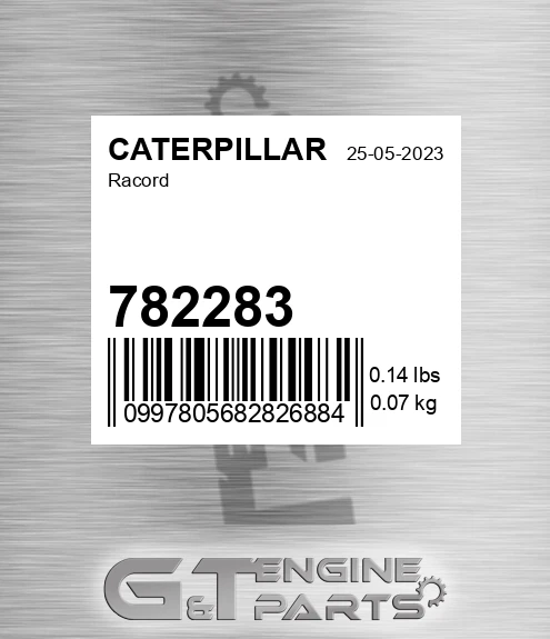 782283 CATERPILLAR Racord