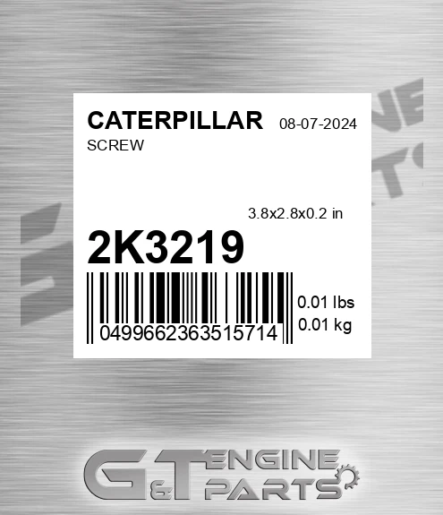 2K3219 Screw