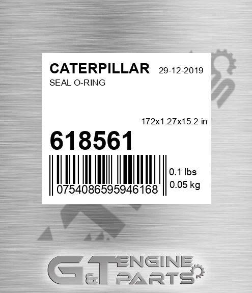 618561 Seal O-ring for CATERPILLAR