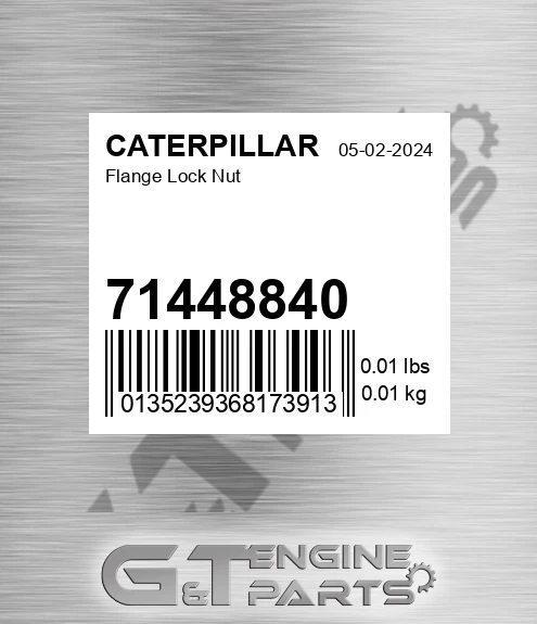 71448840 Flange Lock Nut