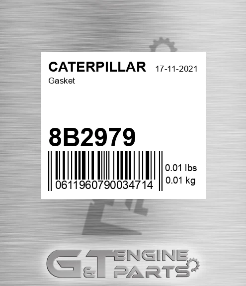 8B2979 Gasket