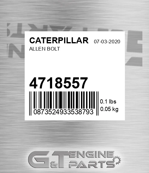 471-8557 Allen Bolt for CATERPILLAR
