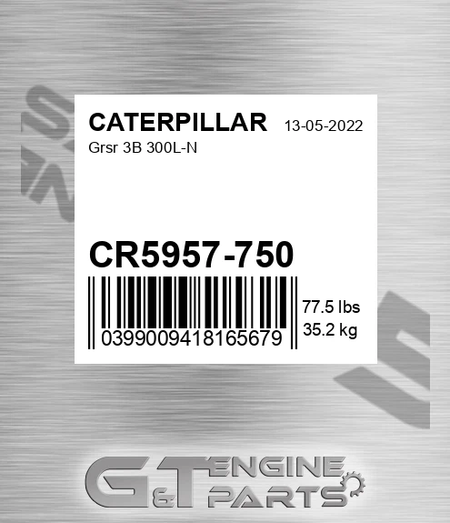 CR5957750 Grsr 3b 300l-n for CATERPILLAR