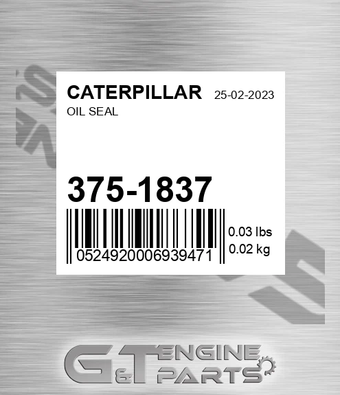 375-1837 Oil Seal