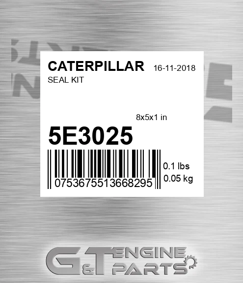 5E3025 Seal Kit
