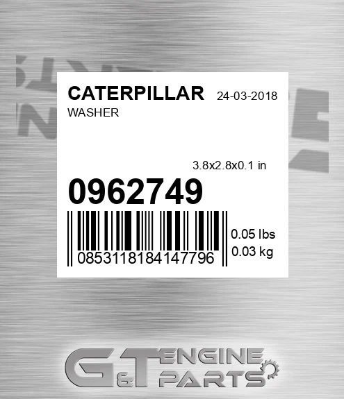 096-2749 Washer for CATERPILLAR