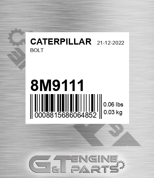 8M-9111 Bolt