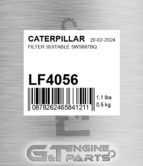 LF4056 Filter Suitable 5w5887bq
