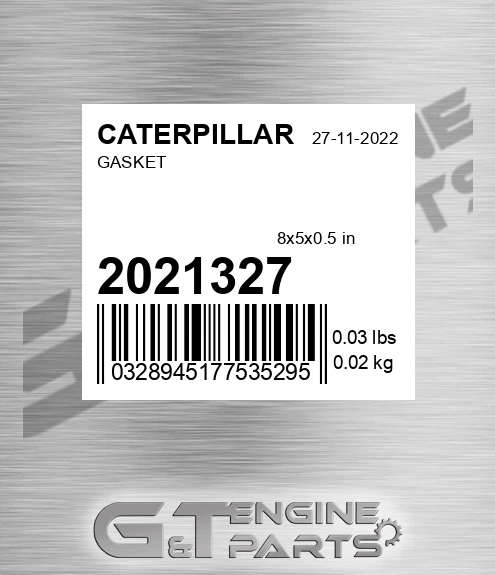 2021327 CATERPILLAR Gasket