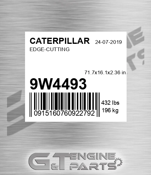 9W4493 Edge-cutting for CATERPILLAR