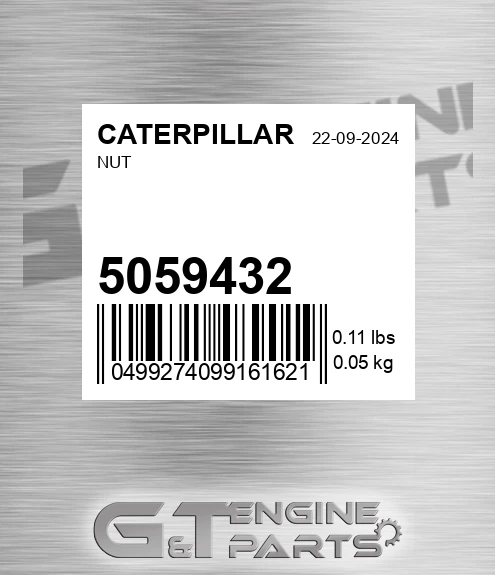505-9432 Nut for CATERPILLAR
