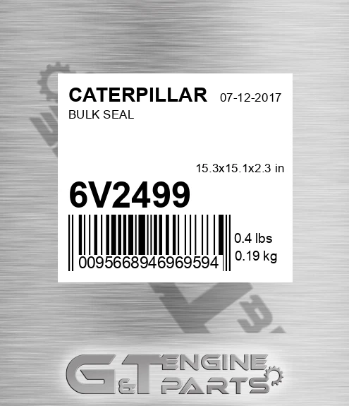 6V-2499 Bulk Seal for CATERPILLAR