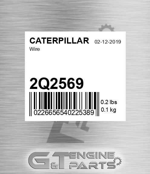 2Q2569 CATERPILLAR Wire