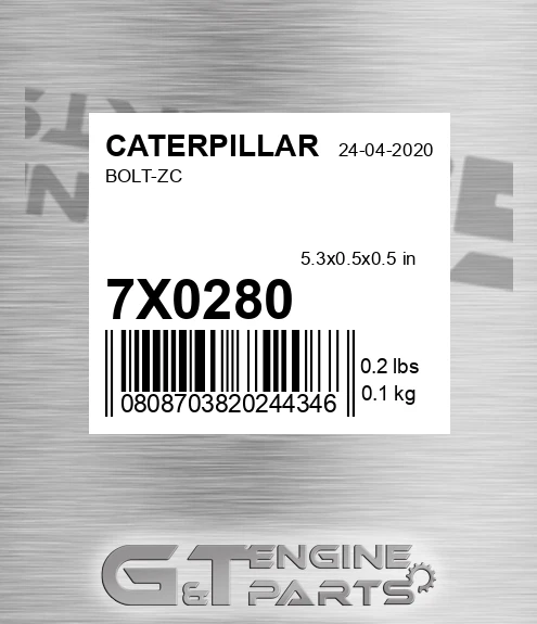 7X0280 Bolt-zc