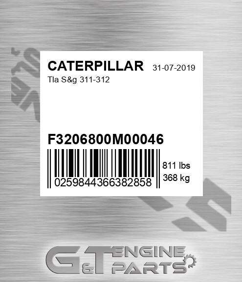 F3206800M00046 Tla S&g 311-312