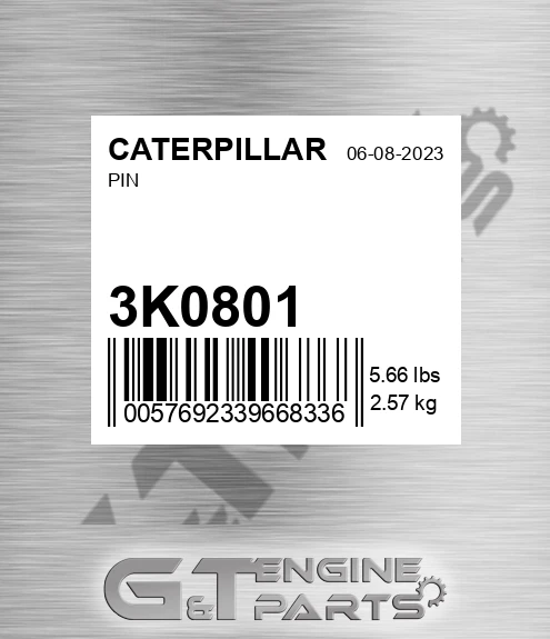 3K-0801 Pin for CATERPILLAR
