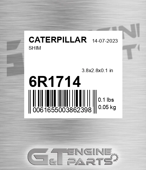 6R-1714 Shim for CATERPILLAR