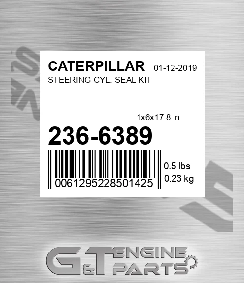 236-6389 Steering Cyl. Seal Kit for CATERPILLAR