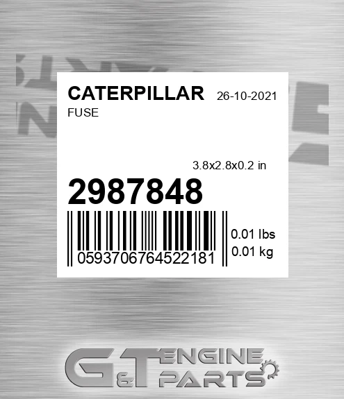 298-7848 CATERPILLAR Fuse