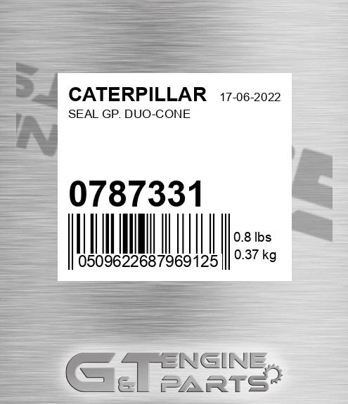 078-7331 Seal Gp. Duo-cone for CATERPILLAR