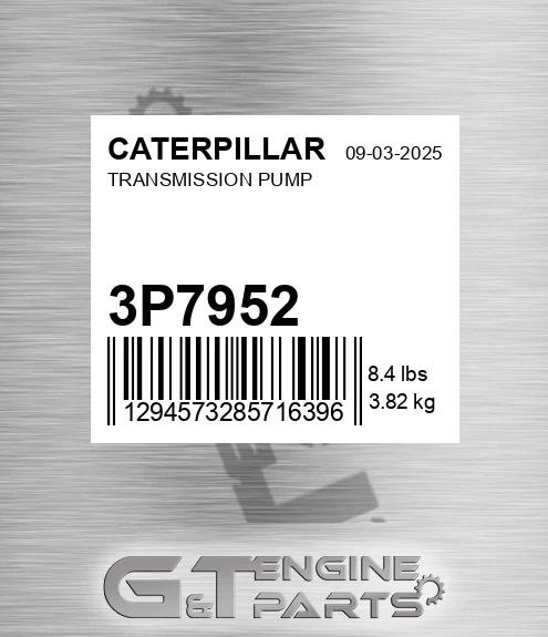 3P-7952 Transmission Pump for CATERPILLAR