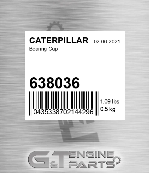 638036 Bearing Cup