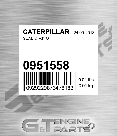 095-1558 Seal O-ring for CATERPILLAR
