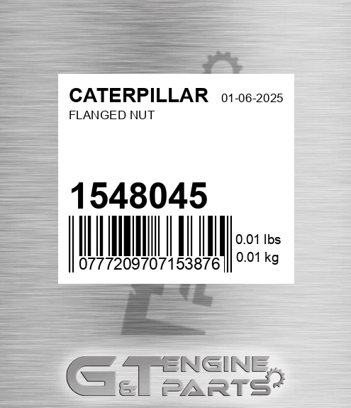 154-8045 Flanged Nut