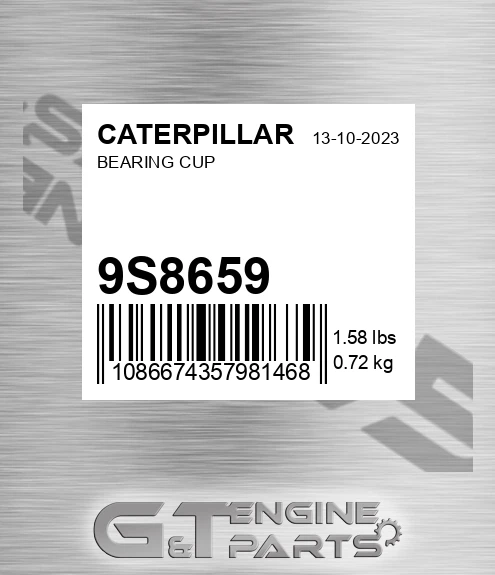 9S-8659 Bearing Cup for CATERPILLAR