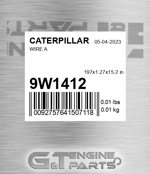 9W1412 Wire A