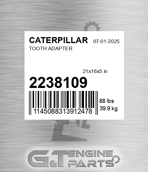 223-8109 Tooth Adapter