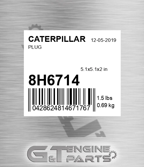 8H-6714 Plug for CATERPILLAR
