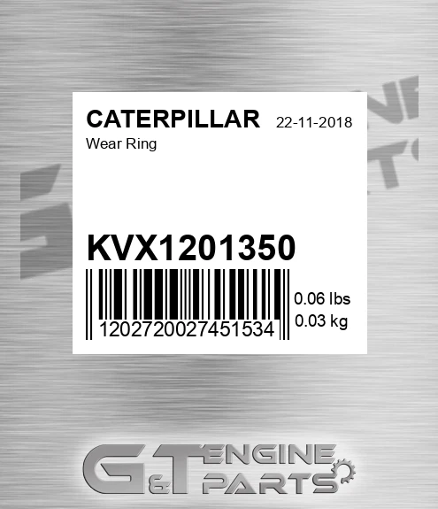 KVX1201350 Wear Ring for CATERPILLAR