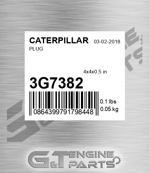 3G7382 Plug