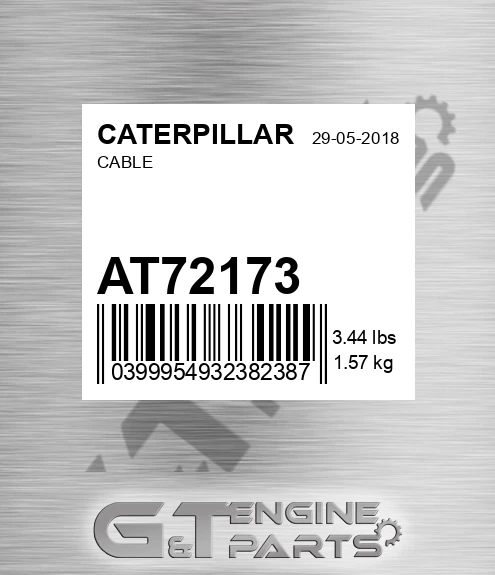 AT72173 Cable for CATERPILLAR