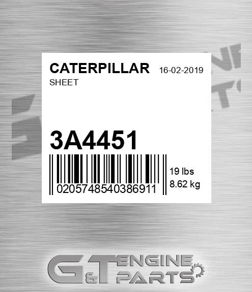 3A4451 Sheet