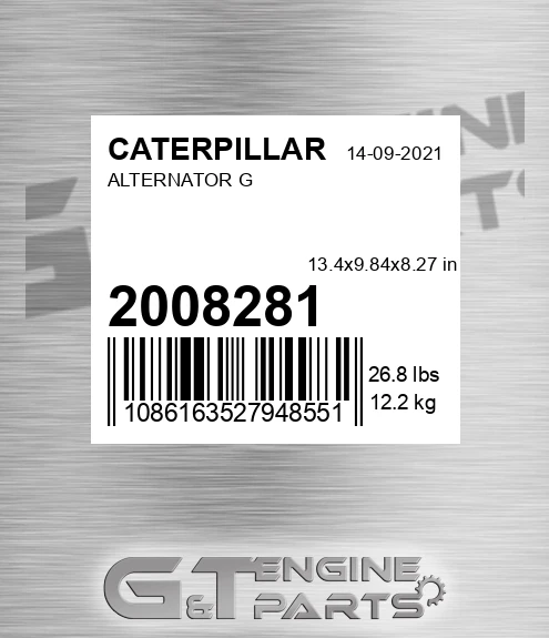 2008281 Alternator G